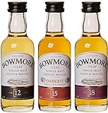 Bowmore Whisky Geschenkset: 12 Jahre, 15 Jahre und 18 Jahre - 3