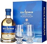 Kilchoman Machir Bay mit 2 Gläsern Whisky