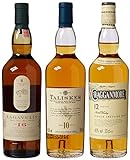 The Classic Malts Collection Pack Strong, Single Malt Whisky Pack mit Lagavulin 16, Talisker 10, Cragganmore 12 (3 x 0.2 l) - 3